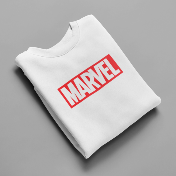 Sudadera sin capucha Marvel blanco - Imagen 4